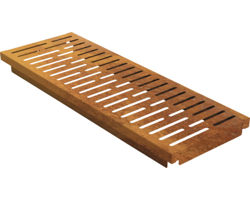 Drain de sol en métal avec fentes