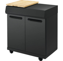 Chariot de cuisine avec planche à découper