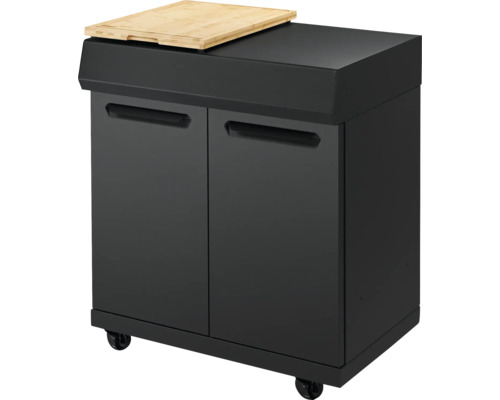 Chariot de cuisine avec planche à découper