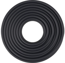 Schwarzer Dichtungsring aufgerollt