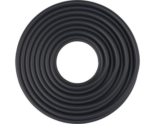 Schwarzer Dichtungsring aufgerollt
