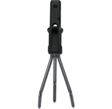 Désherbeur à trois dents avec manche en plastique