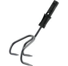 Griffe de jardin avec trois dents et manche