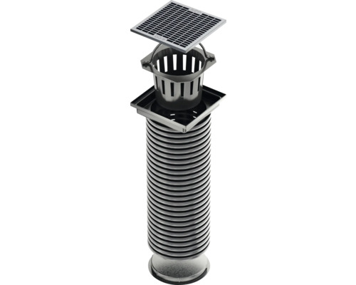 Aco siphon de sol avec rehausse et seau à boue