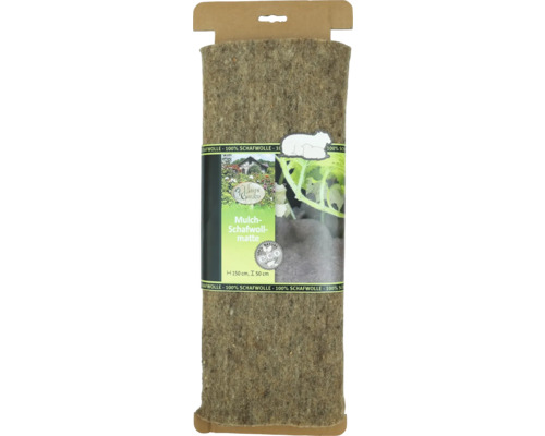Mulchmatte aus Schafwolle, 150 cm hoch und 50 cm breit
