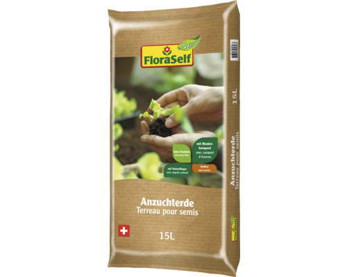 FloraSelf Terreau pour semis sac de 15 litres