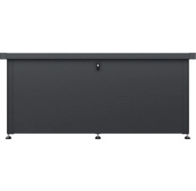 Coffre de rangement gris pour l'extérieur