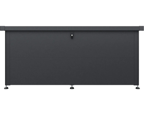 Coffre de rangement gris pour l'extérieur