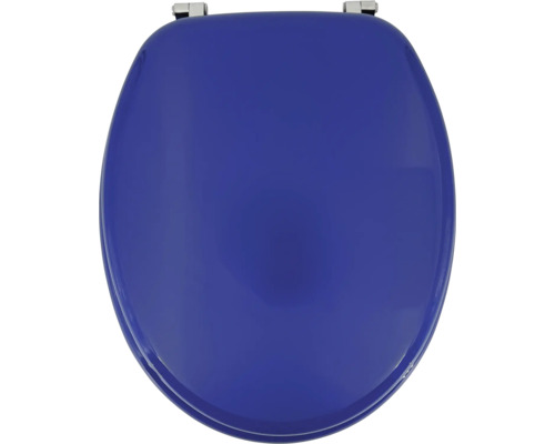 Abattant de WC en plastique avec charnières métalliques