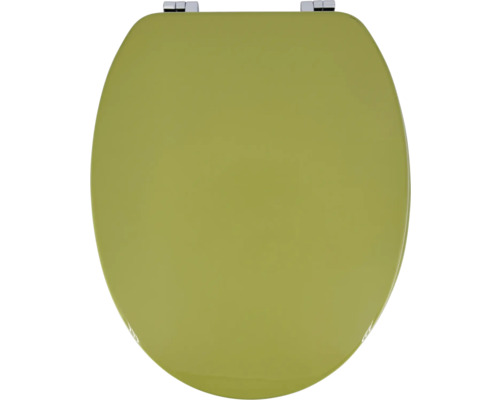 Abattant de WC en bois avec charnières chromées