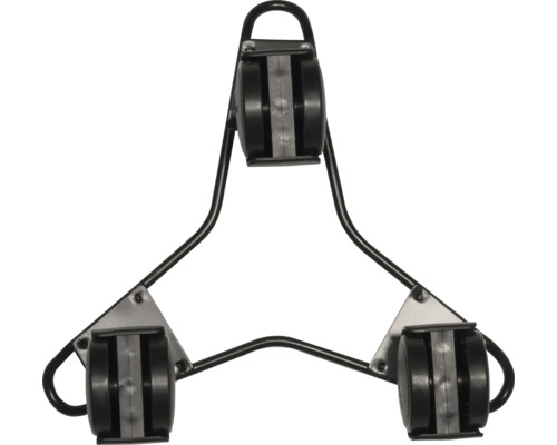 Gerätehalter für die Wandmontage mit drei Haltevorrichtungen