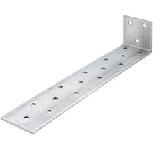 Gelochter Winkelverbinder aus Metall