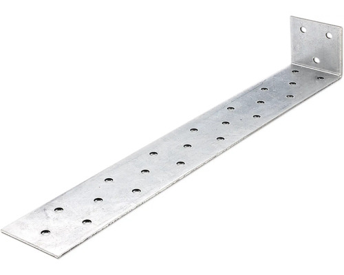 Connecteur d'angle en métal avec trous