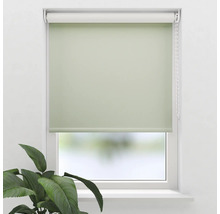 Grüne Fenster-Rollo zur Beschattung und zum Schutz der Privatsphäre