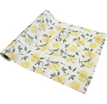 Dekofolie mit Zitronenmuster auf Rolle