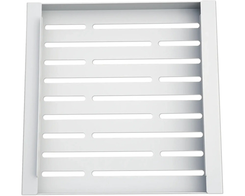 Insert de grille métallique avec fentes horizontales