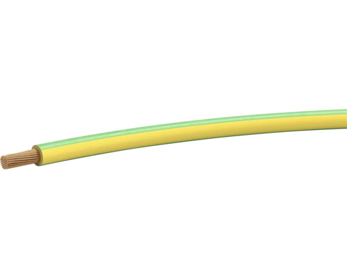 Installationskabel T-Litze 1x6 mm2 gelb/grün Eca (Meterware) Erdungskabel mit Kupferlitze