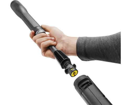 Hochdruckreiniger-Strahlrohr wird verbunden