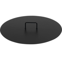 Couvercle pour foyer avec poignée