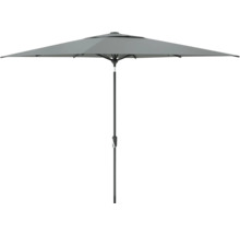Parasol de jardin gris avec pied central