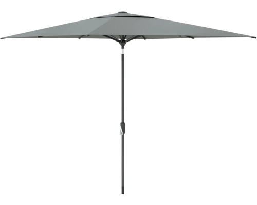 Parasol de jardin gris avec pied central