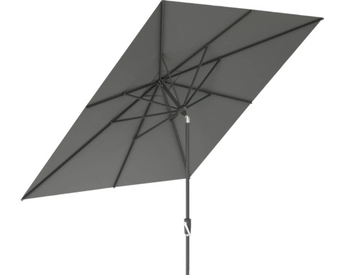 Parasol rectangulaire à mât central