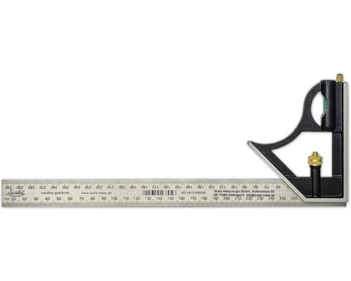 Winkelmesser mit Wasserwaage und Lineal