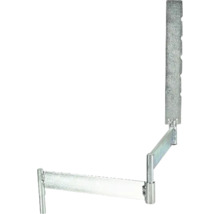 Bras mural pour tringle à rideau de douche