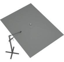 Rechteckiger Sonnenschirm mit Fuss