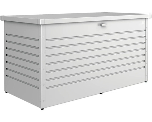 Coffre de rangement en métal avec couvercle verrouillable