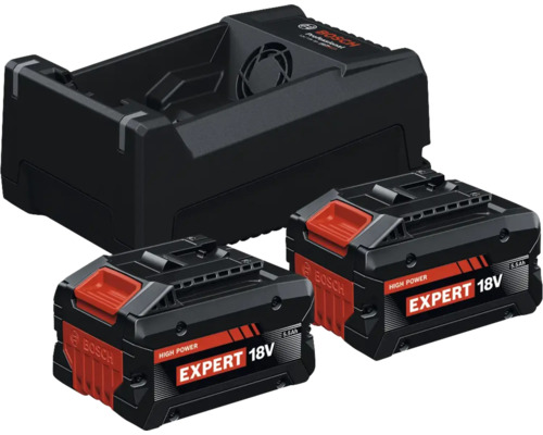 Bosch Professional Ladegerät und zwei 18 Volt Akkus