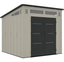 Abri de jardin avec double porte pour ranger outils de jardin et outils