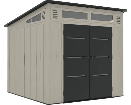 Abri de jardin avec double porte pour ranger outils de jardin et outils