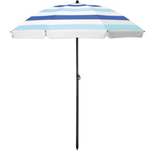 Parasol rayé pour l'extérieur