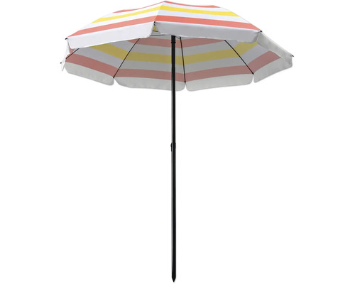 Parasol de plage à rayures