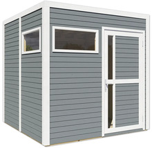 Gartenhaus mit Fenster und Tür