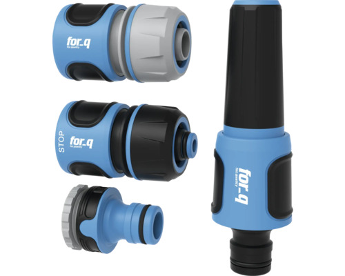 for_q Jeu de raccords pour tuyau d'arrosage avec lance