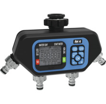 Ordinateur d'arrosage avec quatre sorties et affichage numérique