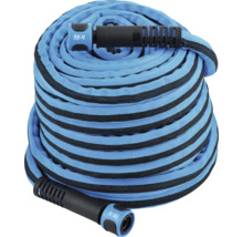 Tuyau d'arrosage avec revêtement textile, enroulé