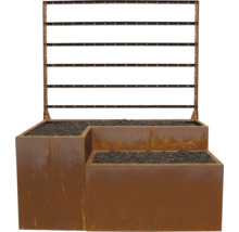 Pflanzkasten mit Rankhilfe für den Garten