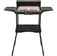 Gril électrique avec support et surface de stockage