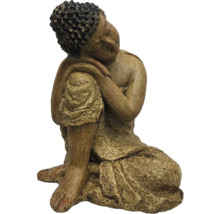 Dekorative Buddhafigur aus Kunststein