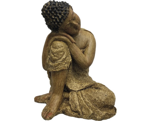 Dekorative Buddhafigur aus Kunststein