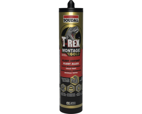 Soudal T-Rex Montage Gold colle en bidon