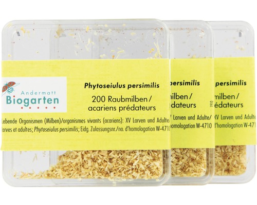 Packung mit Raubmilben zur Schädlingsbekämpfung