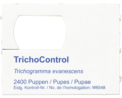 Trichocontrol Trichogramma evanescens mit 2400 Puppen