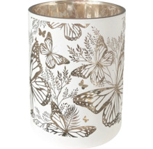 Windlicht mit Schmetterlingsmuster