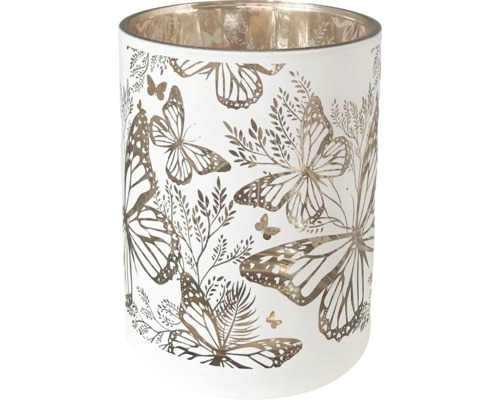 Windlicht mit Schmetterlingsmuster