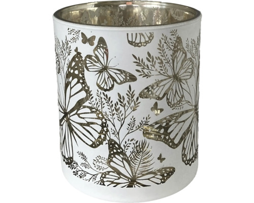 Windlicht mit Schmetterlingsmuster
