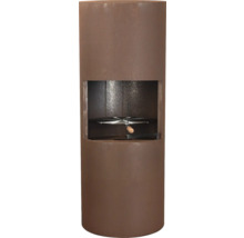 Cheminée de barbecue de jardin en métal avec grille de cuisson